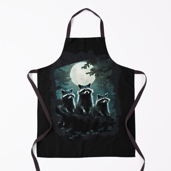 Item preview, Moonlit Raccoon Reverie,Moonlit Raccoon t-shirt, Cosmic Call of the Wild, Mystical Moonlight Serenade designed and sold by RETRO REVIVAL.