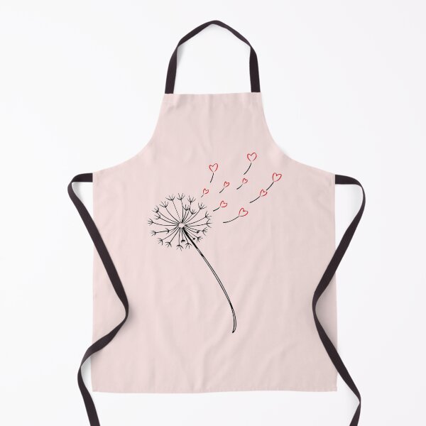 Item preview, Dandelion flower seeds blowing in the wind, become hearts designed and sold by hitNmiss.