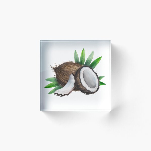 Item preview, Watercolor coconut designed and sold by Ekaterina Glazkova.