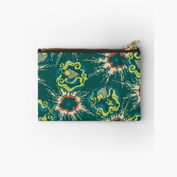 Item preview, Dragons and splattering cherry blossoms - Japanese seamless vintage pattern, design for spring and o-hanami time designed and sold by Japan Design Prints.