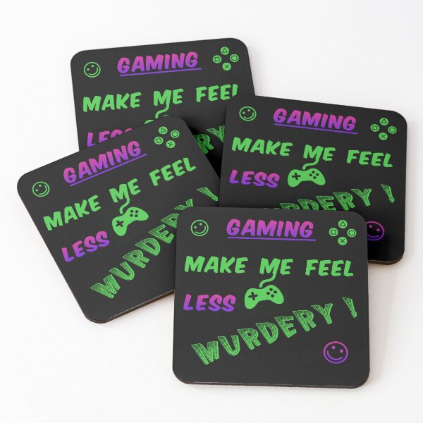 Item preview, Gaming make me feel less murdery! designed and sold by Sky-99.