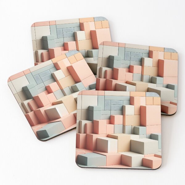 Item preview, Minimalist blocks patterns  designed and sold by BlackCatspet1.