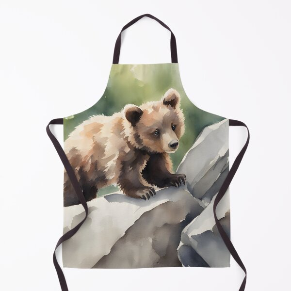 Item preview, Baby Bear Climbing Rocks designed and sold by CalmnessbyChoice.