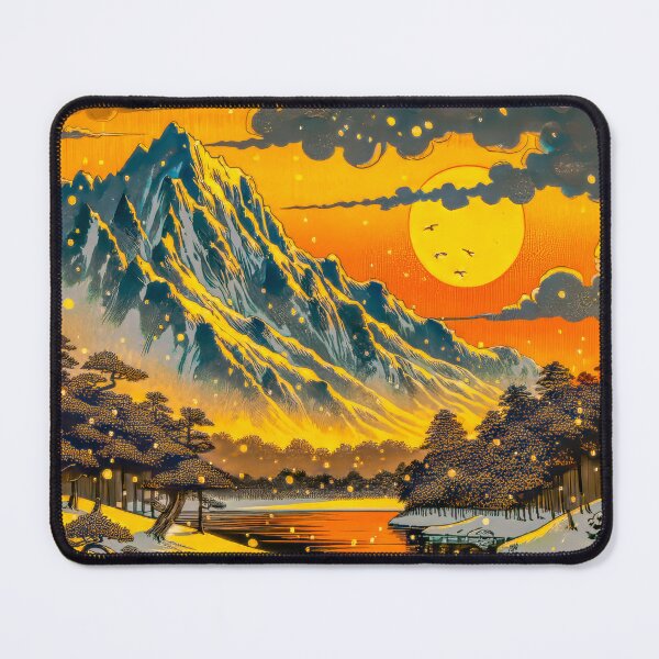 Item preview, Waking Before Jikyu - A Contemporary Ukiyo-e Nature Landscape designed and sold by Kijiermono.