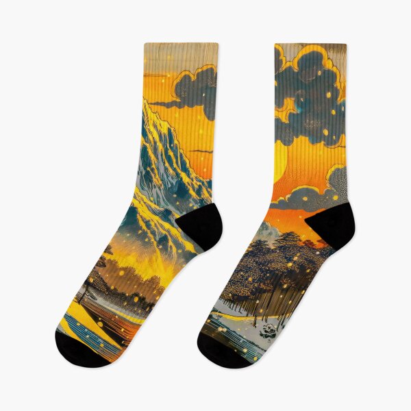 Item preview, Waking Before Jikyu - A Contemporary Ukiyo-e Nature Landscape designed and sold by Kijiermono.