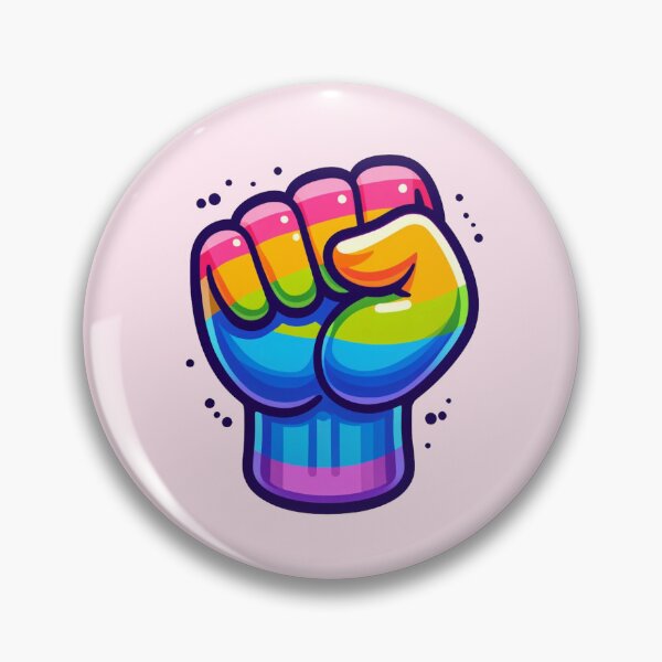 Item preview, Rainbow Pride Fist designed and sold by Prideful-Prints.