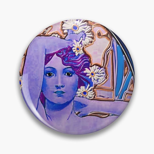 Aperçu de l'œuvre De nouveaux visages. Dame Lilas (Alphonse Mucha) créée et vendue par bekki smith.