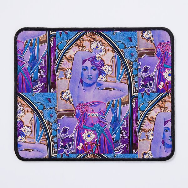 Item preview, Fresh faces. Lilac lady (Alphonse Mucha) designed and sold by bekki smith.