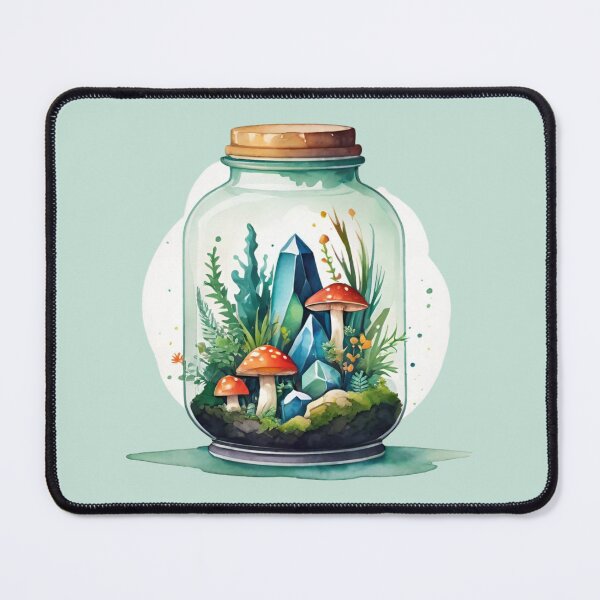 Item preview, Mushroom Crystal Terrarium designed and sold by MyrtlePrints.
