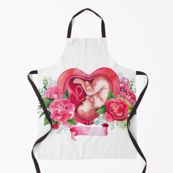 Item preview, Watercolor baby inside the womb designed and sold by Ekaterina Glazkova.