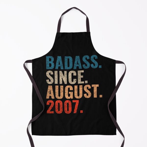 Item preview, Badass since August 2007 Vintage 2007 August birthday gift designed and sold by Teelogic.