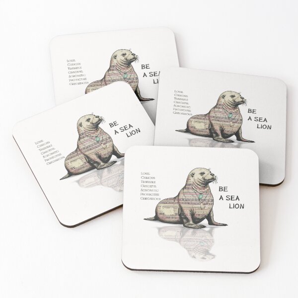 Item preview, BE A SEA LION designed and sold by Hen-C-Art.