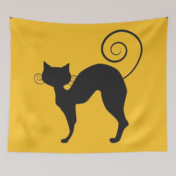 Item preview, Black Cat Yellow life orange designed and sold by tanabe.