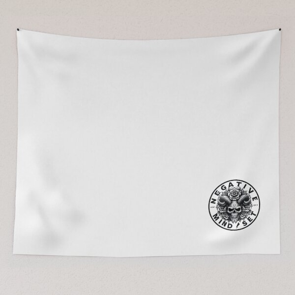 Item preview, Negative - Realist Mindset - Skull - white designed and sold by TimeToMap.