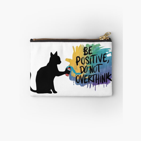 Item preview, Black Cat T-shirt Designs - Be Positive, Do not Overthink #2 designed and sold by Kinyah88.