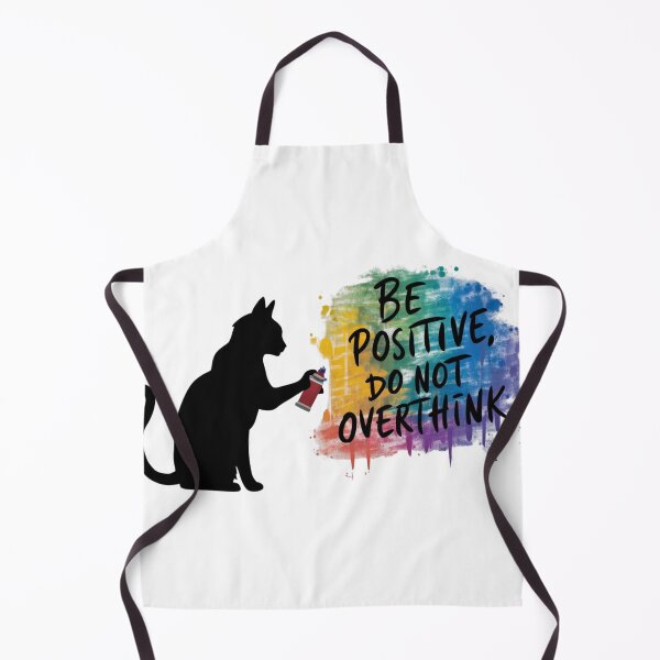 Item preview, Black Cat T-shirt Designs - Be Positive, Do not Overthink #3 designed and sold by Kinyah88.
