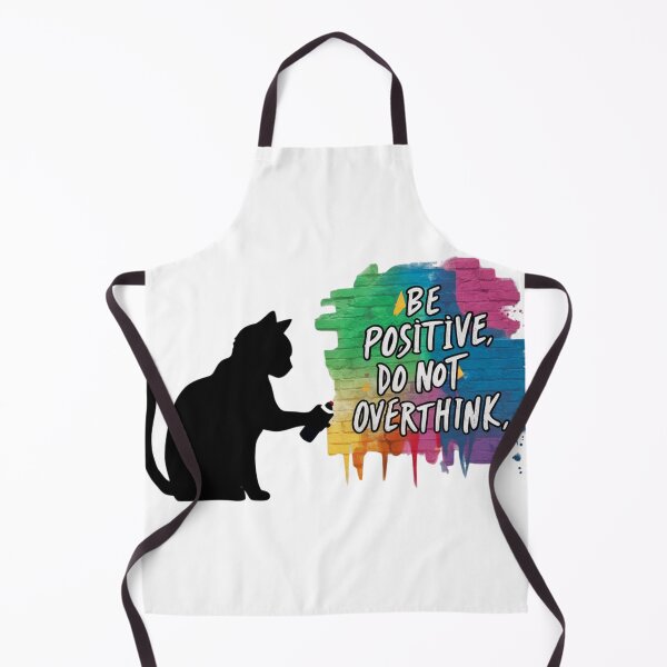 Item preview, Black Cat T-shirt Designs - Be Positive, Do not Overthink #4 designed and sold by Kinyah88.