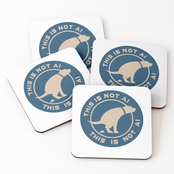 Item preview, This is not AI - round designed and sold by thisisnotai.