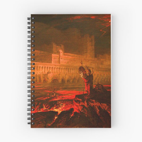 Item preview, Le Pandemonium 1841 by John Martin for John Milton's "Paradise Lost" where Pandemonium is the Capital of Hell designed and sold by Arwen-Art.