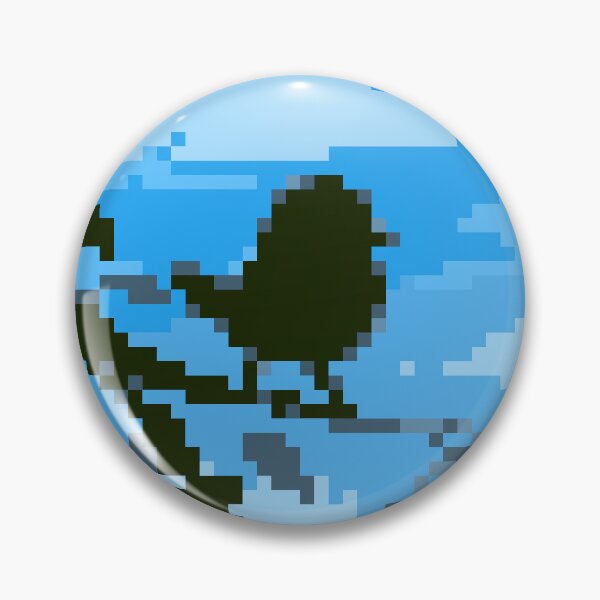 Item preview, Pixel art Blue Sky with a bell tower designed and sold by SkabPixels.