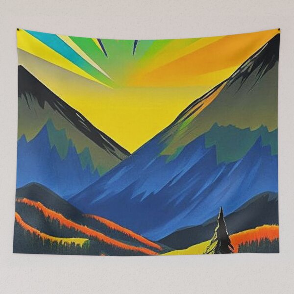 Item preview, Fjellandskap 4 designed and sold by George Hutton Hunter.