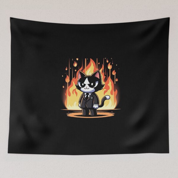 Item preview, lackadaisy set home on fire, cartoon designed and sold by thegamerhero.