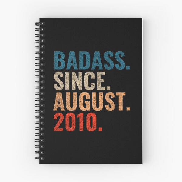 Item preview, Badass since August 2010 Vintage 2010 August birthday gift designed and sold by Teelogic.