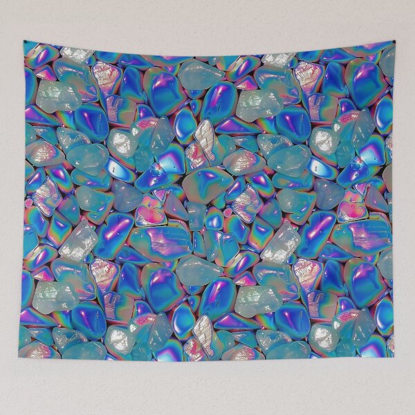 Item preview, Vivid Blue Pebbles designed and sold by dinaaaaaah.