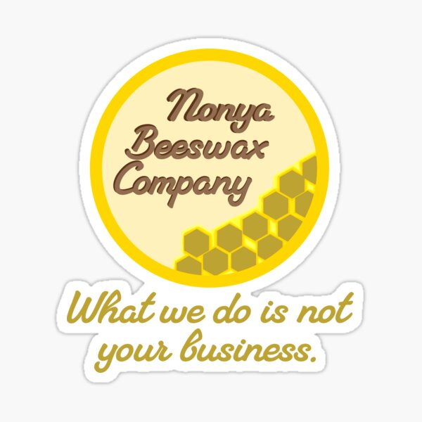 Item preview, Nonya Beeswax Company  designed and sold by JaygiesDesign.
