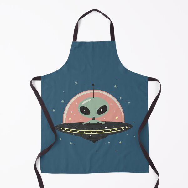 Item preview, Cute Alien in a UFO designed and sold by wotsthis.