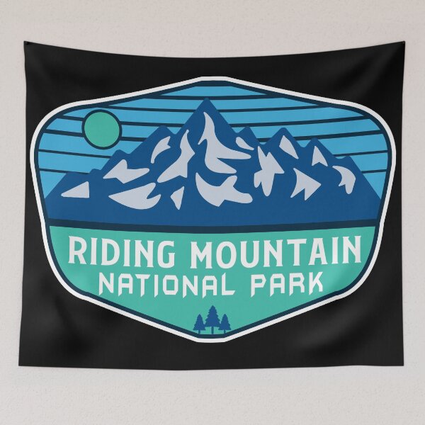 Artikelvorschau, Riding Mountain Nationalpark-Vintage entworfen und verkauft von graphic-map.