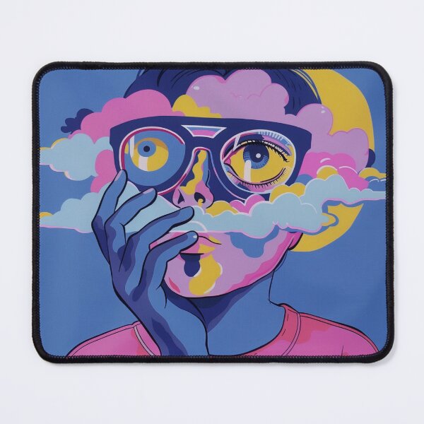 Item preview, Psychedelic face designed and sold by NerdyBerlin.