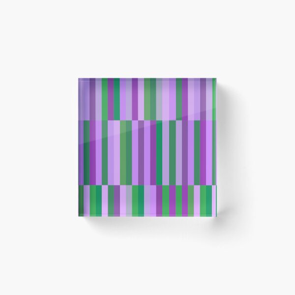 Item preview, Purple and Green Geometric Stripes Pattern designed and sold by OneThreeSix.