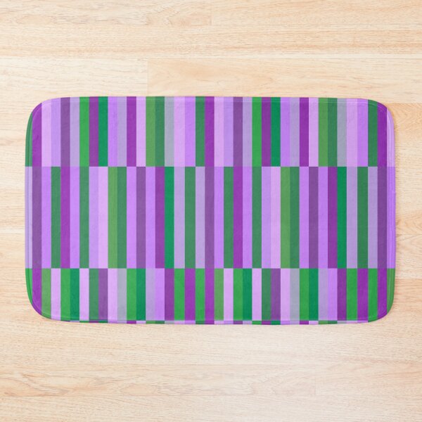Item preview, Purple and Green Geometric Stripes Pattern designed and sold by OneThreeSix.