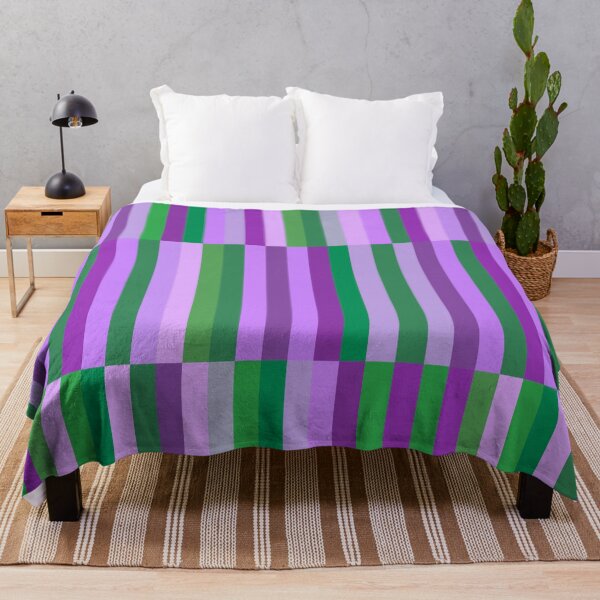Item preview, Purple and Green Geometric Stripes Pattern designed and sold by OneThreeSix.