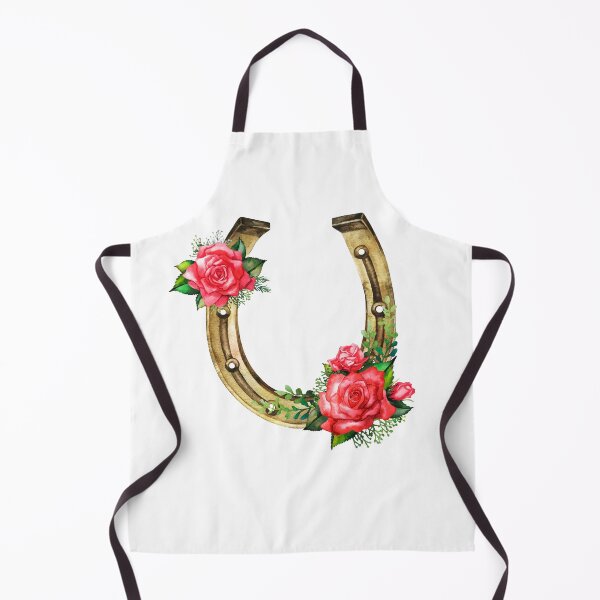 Item preview, Watercolor horseshoes with red roses  designed and sold by Ekaterina Glazkova.