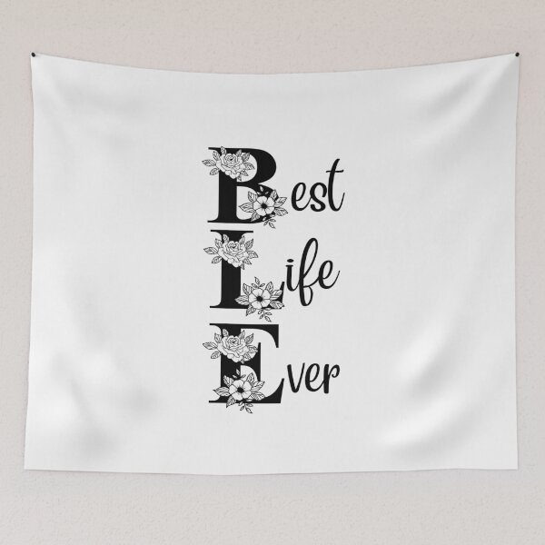 Item preview, Best Life Ever Floral designed and sold by Kishaprints.