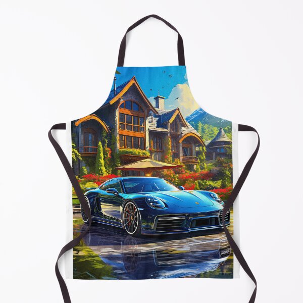 Item preview, Green Porsche 911, Luxury Estate & Super Car, Vibrant Home Decor, Collector's Item, Car Enthusiast Gift designed and sold by RevUpDesign.