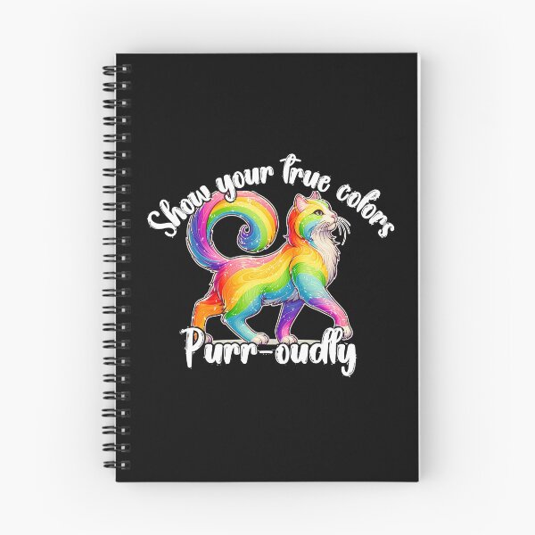 Item preview, Show your true colors purr-oudly - Pride Month designed and sold by Fr0mtheMachine.