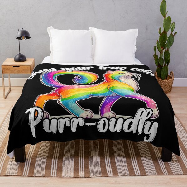 Item preview, Show your true colors purr-oudly - Pride Month designed and sold by Fr0mtheMachine.