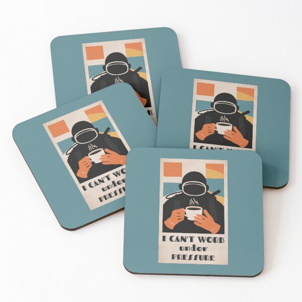Item preview, I Can`t Work Under Pressure, Funny Diving designed and sold by Anniko Art Studio.