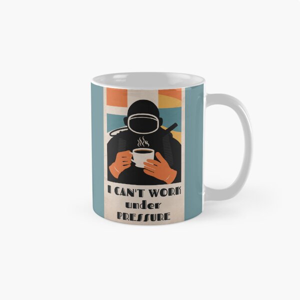 Item preview, I Can`t Work Under Pressure, Funny Diving designed and sold by Anniko Art Studio.