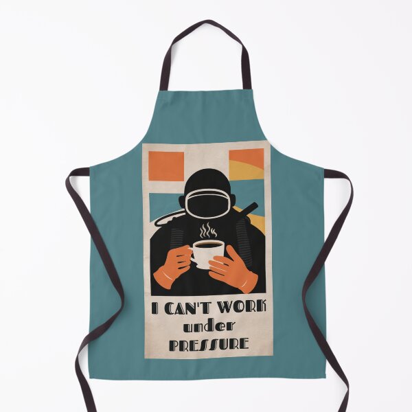 Item preview, I Can`t Work Under Pressure, Funny Diving designed and sold by Anniko Art Studio.