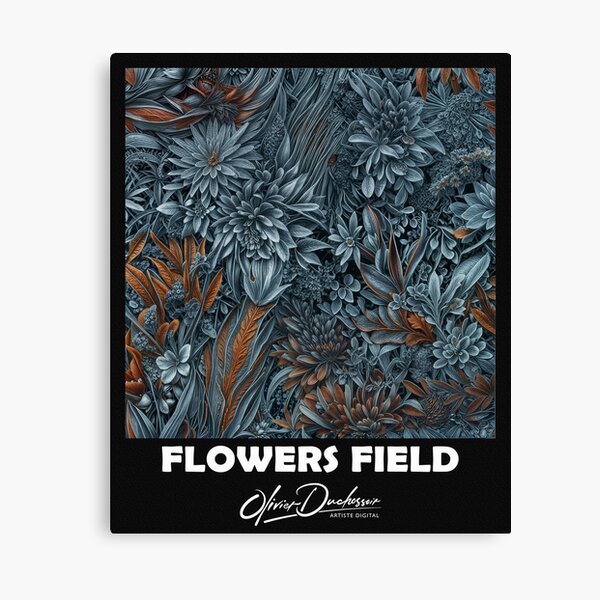 Aperçu de l'œuvre Flowers field 69 créée et vendue par olivier duchossoir.