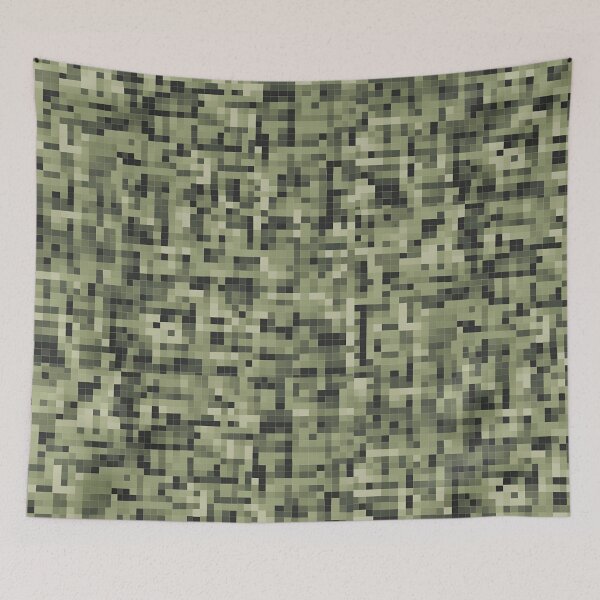 Item preview, Multi camo Pixel Forest Camouflage, Hunter Green designed and sold by Aquillashop.