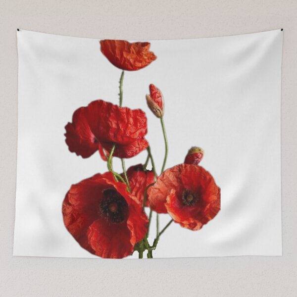Artikelvorschau, Mohn tiefrot entworfen und verkauft von Myartspace.