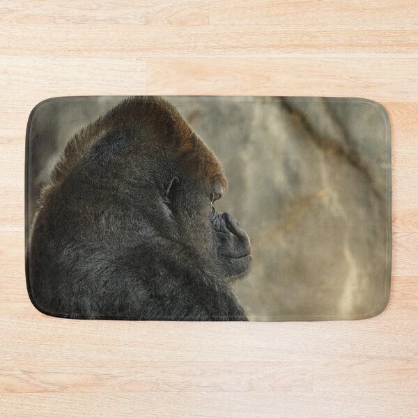 Item preview, A side view of a large gorilla with the sun glowing  designed and sold by zugharo2019.