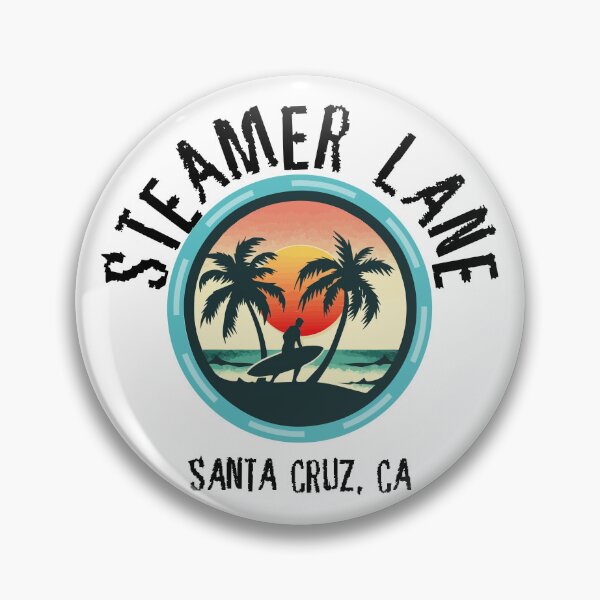 Item preview, Steamer Lane - Santa Cruz (with Black Lettering) designed and sold by VelvetRoom.