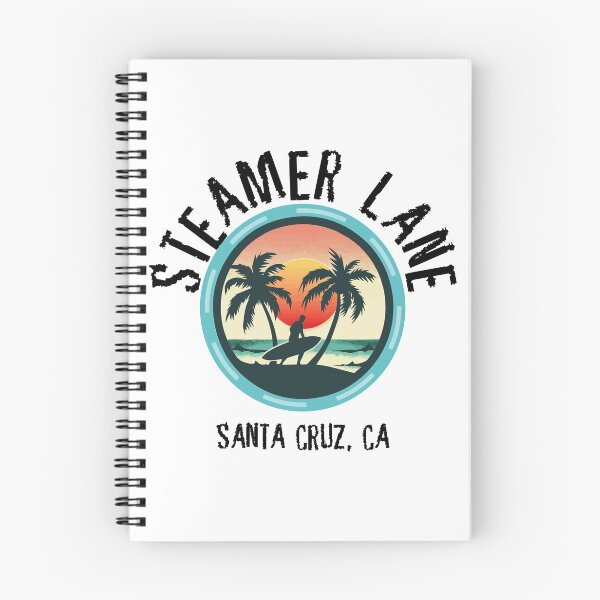 Artikelvorschau, Steamer Lane – Santa Cruz (mit schwarzer Schrift) entworfen und verkauft von VelvetRoom.