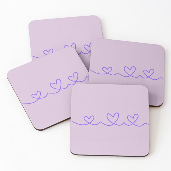 Item preview, Linear design of Purple Hearts designed and sold by Mr-M-2000.